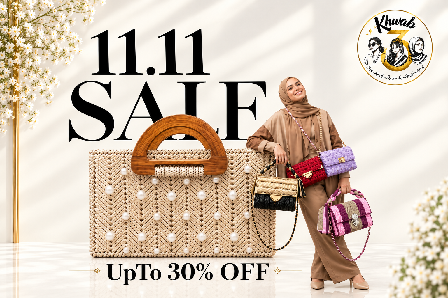 Elegant 11.11 Sale Handbag Showcase
