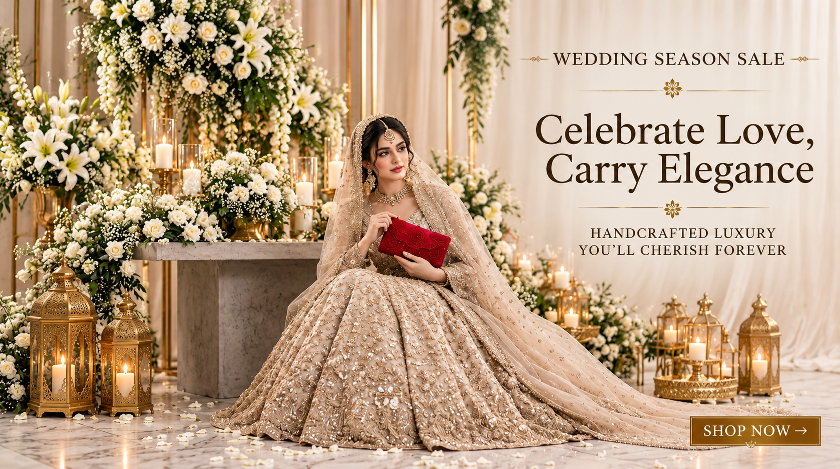 Luxurious Bridal Wedding Season Sale