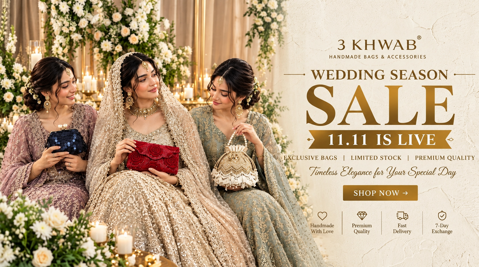 Wedding Season Luxury Bridal Sale